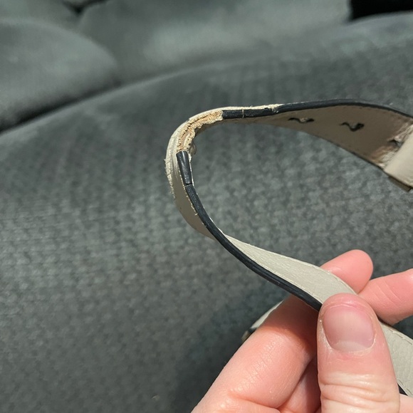 Lodis Bixby Gray Leather Hobo Bag Purse AS IS - Picture 3 of 13